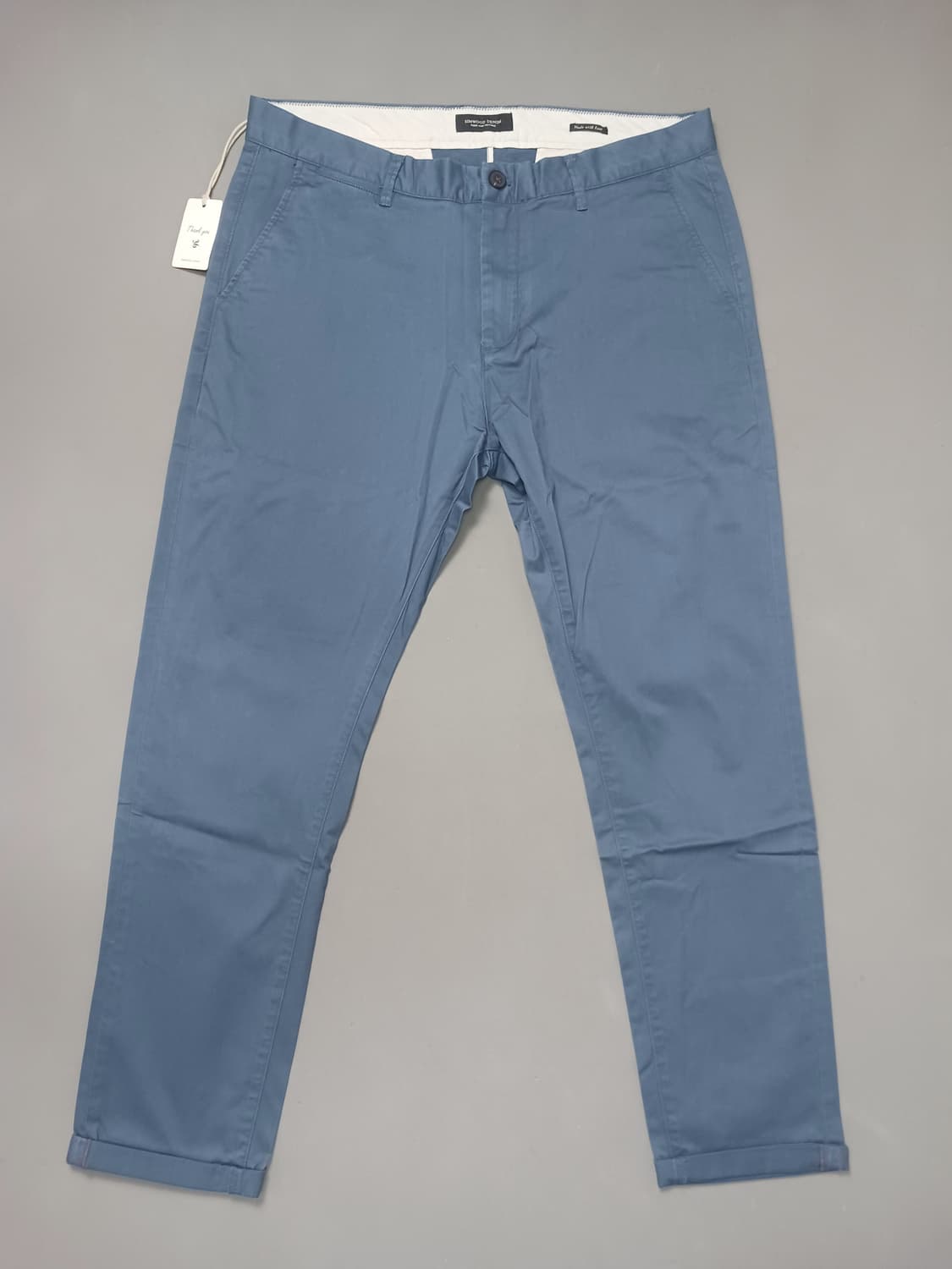 새상품 [36] 심우드 진스 슬림 스트레이트 블루 치노 팬츠 상품이미지1