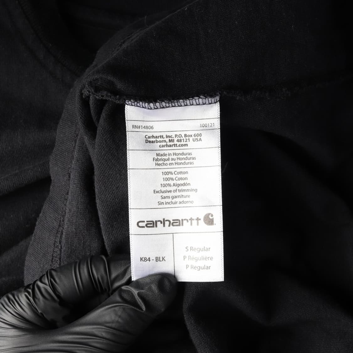 칼하트 K84 헨리넥 포켓 반팔 티셔츠 S 상품이미지6