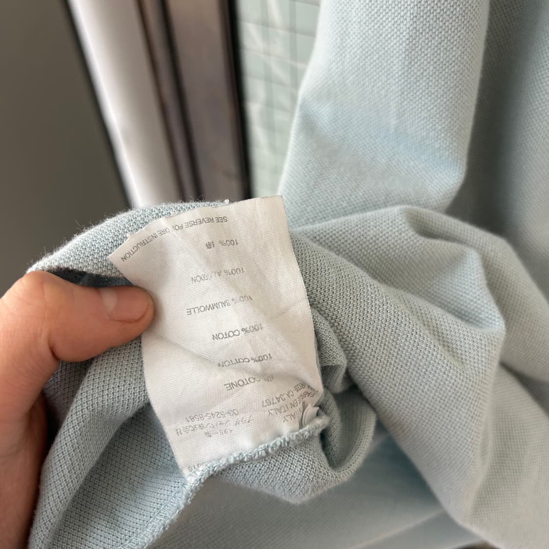 프라다 스포츠 체스트 포켓 폴로 셔츠 상품이미지9