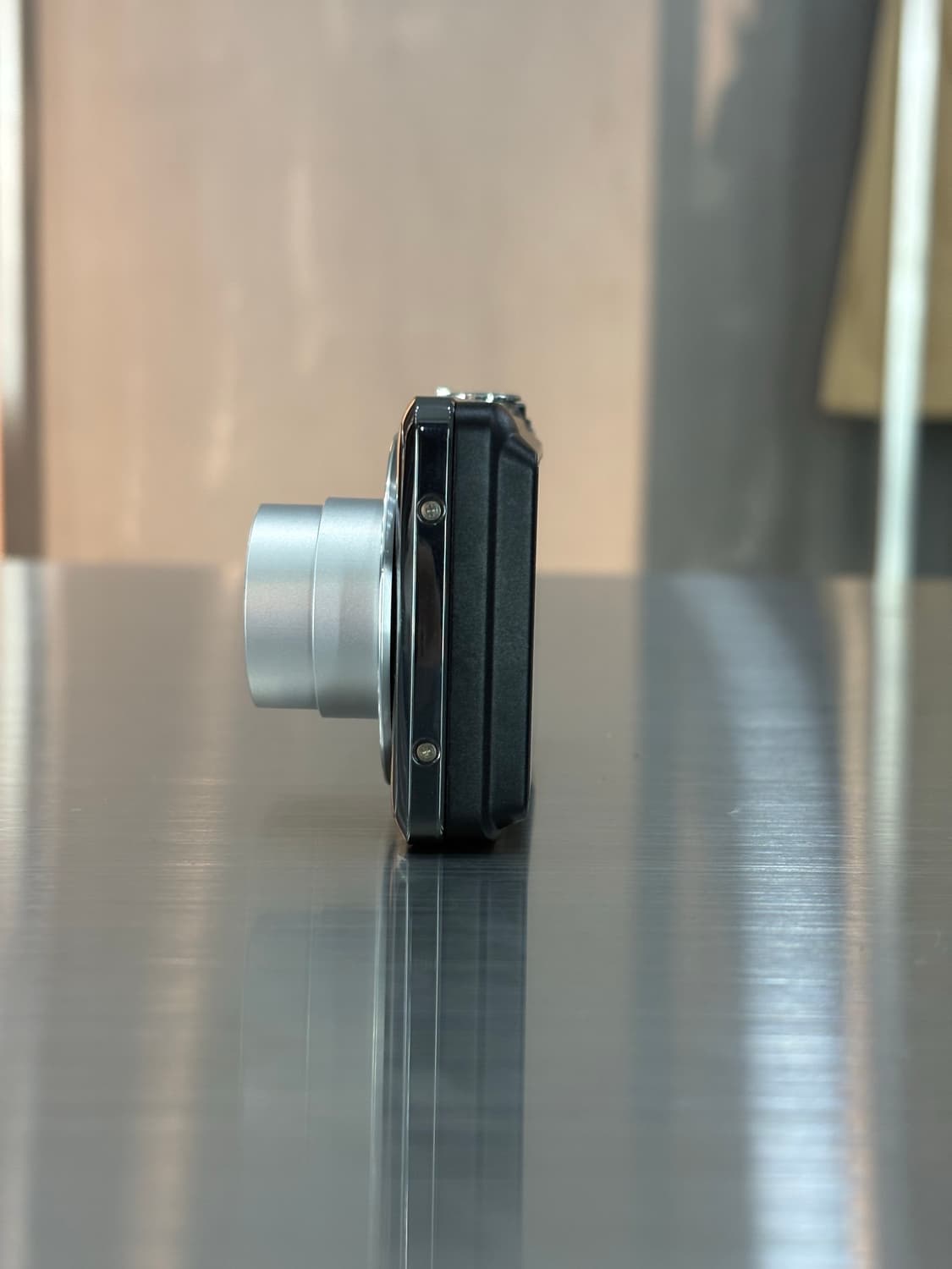 배터리2개/날짜표시)카시오 엑슬림 ex-z2 크롬실버 빈티지디카 상품이미지5