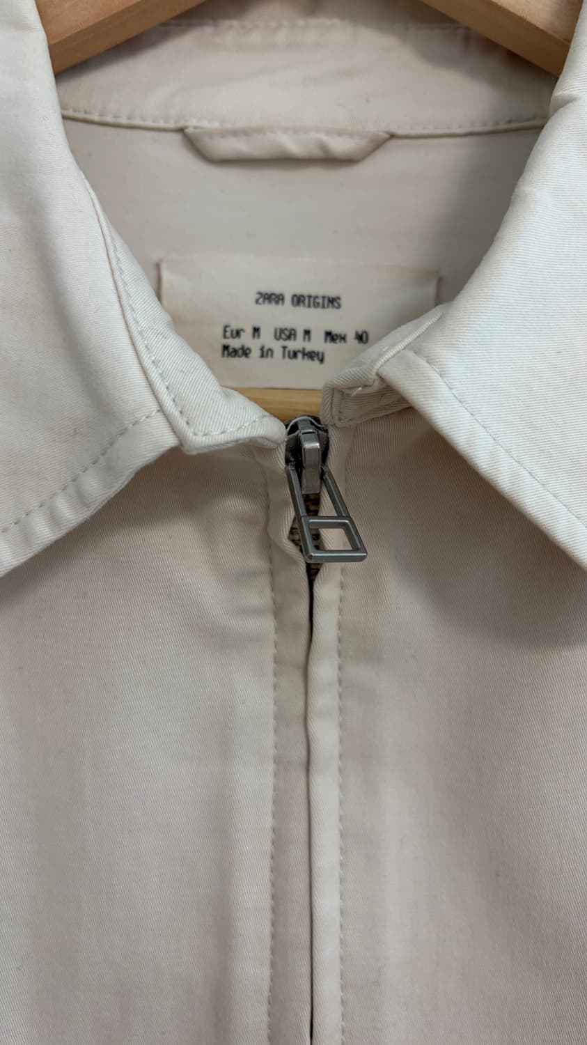 ZARA ORIGINS 자라 오리진 코튼 집업 블루종 자켓 (M/100) 상품이미지4