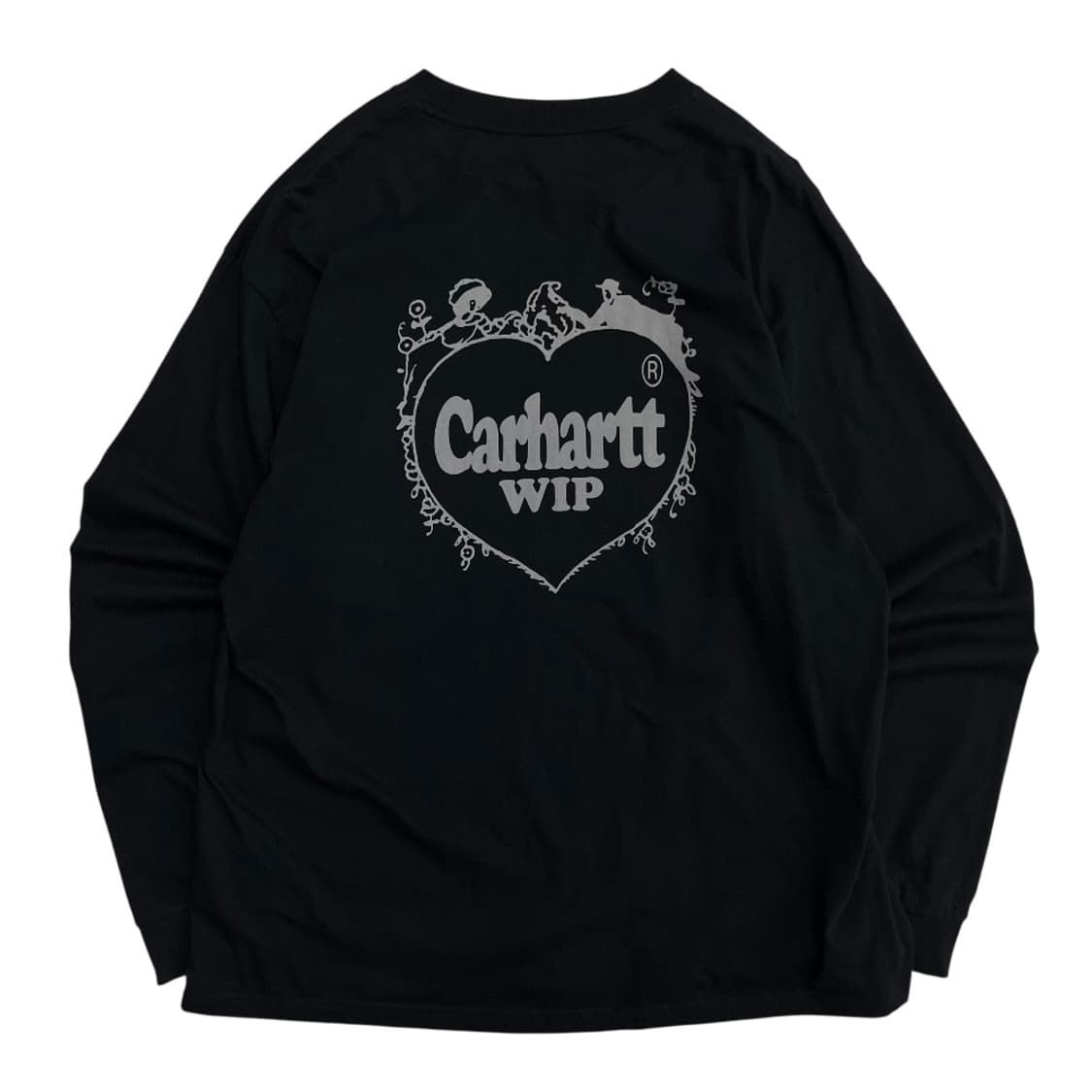 칼하트 Wip 하트 블랙 롱슬리브 XL 상품이미지4
