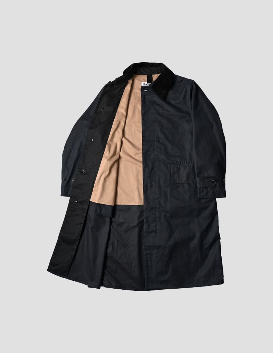 바버 X 마가렛호웰 A73 왁스자켓 네이비 상품이미지1