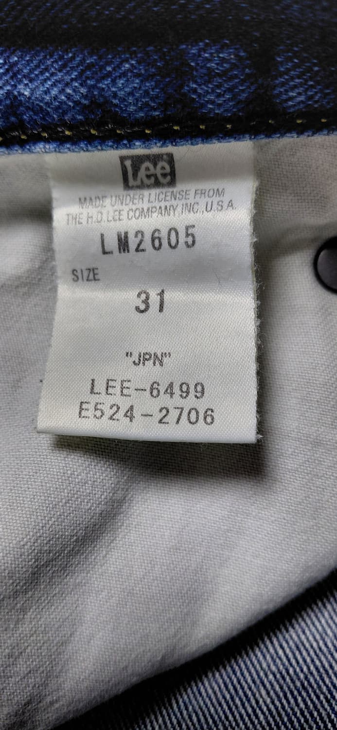 일본 Lee 리 LM2605 스트레이트 데님 팬츠 (31) 무료배송 상품이미지6