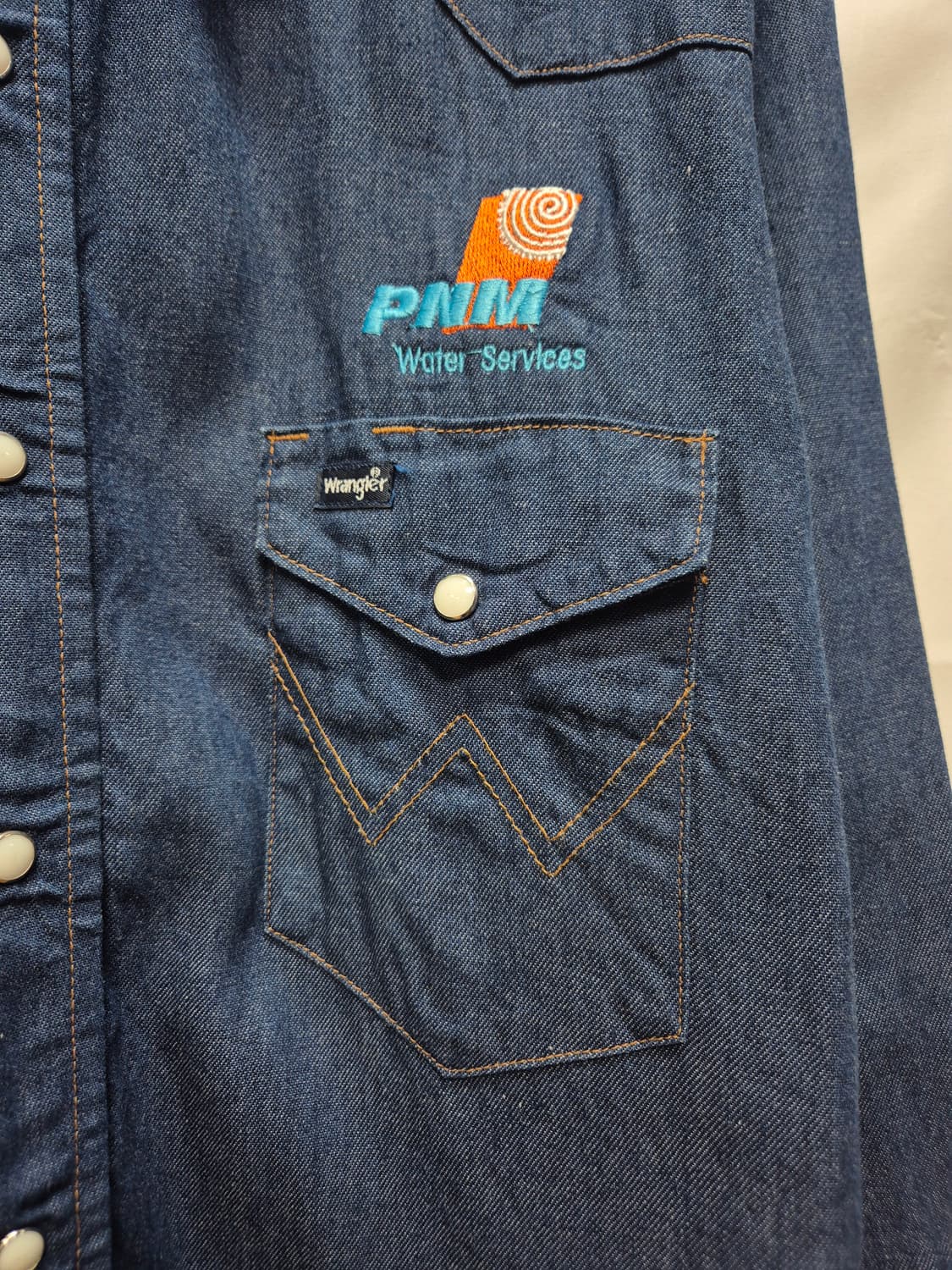 랭글러 웨스턴 데님셔츠 상품이미지3