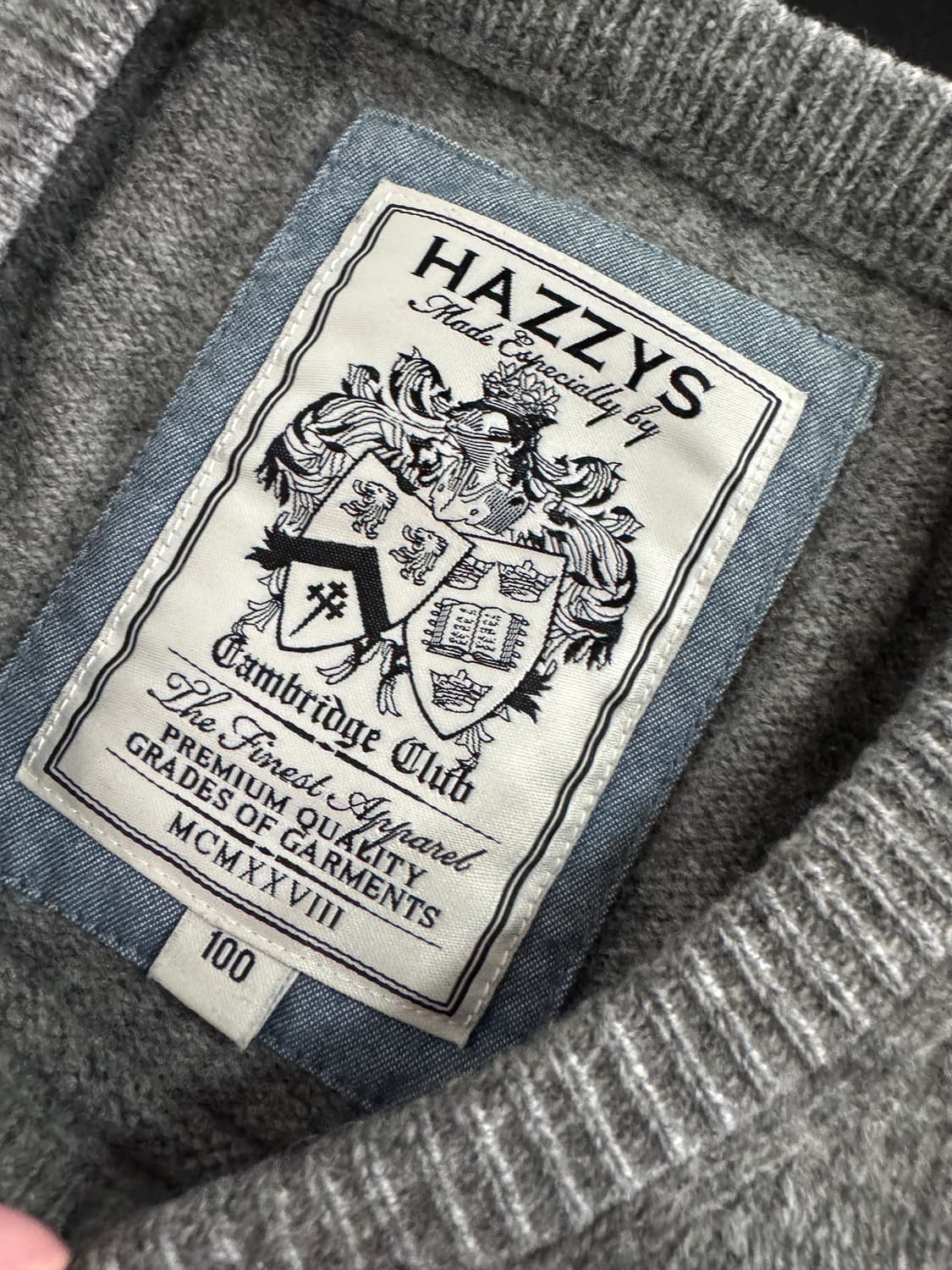 헤지스 hazzys 스트라이프 가벼운 울 니트 M~L 상품이미지3