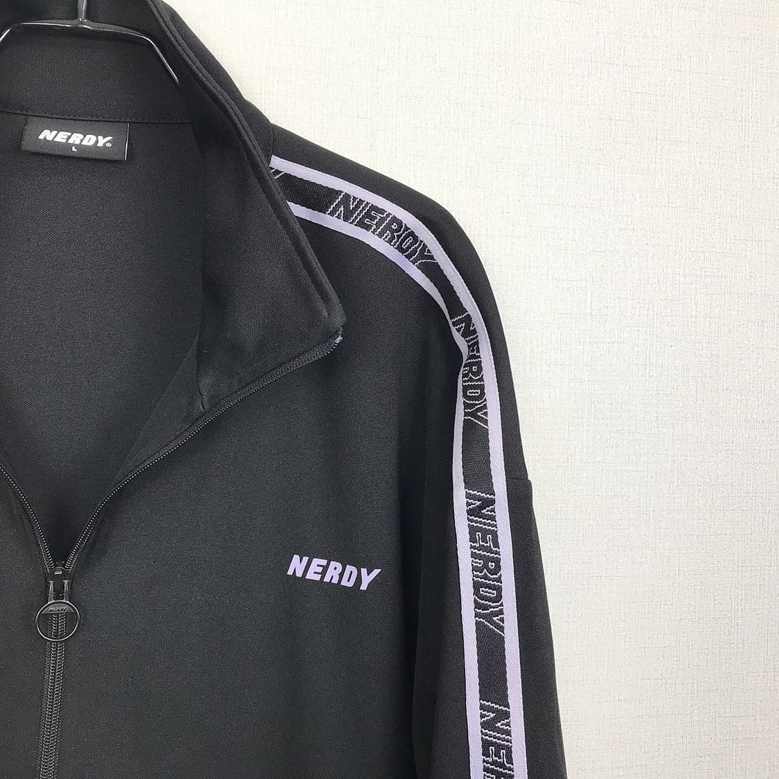 널디 NERDY 트랙탑 오버핏 져지 남성L 상품이미지3