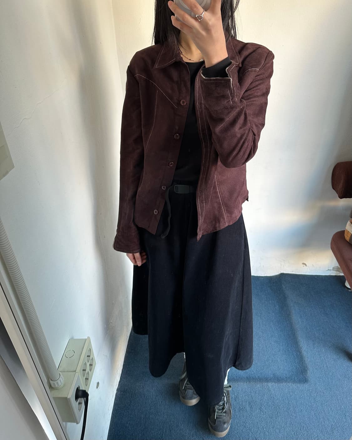 Vegan suede shirt 상품이미지6