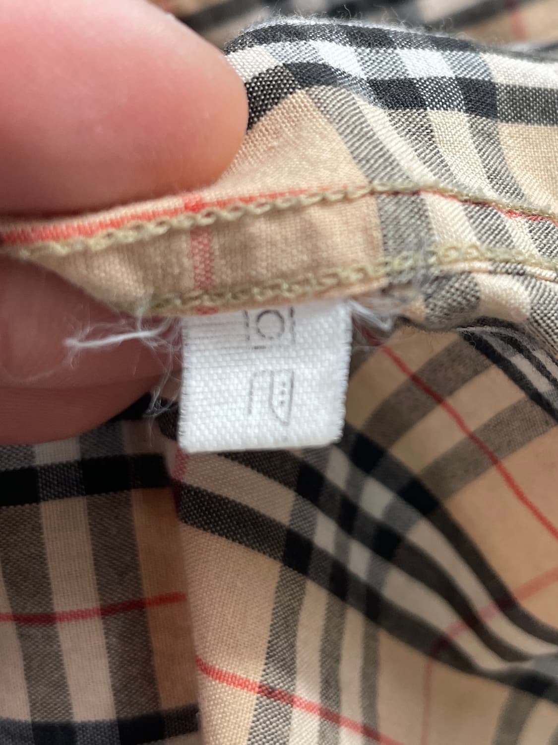 버버리 노바체크 반팔 셔츠 (on.232) 상품이미지6