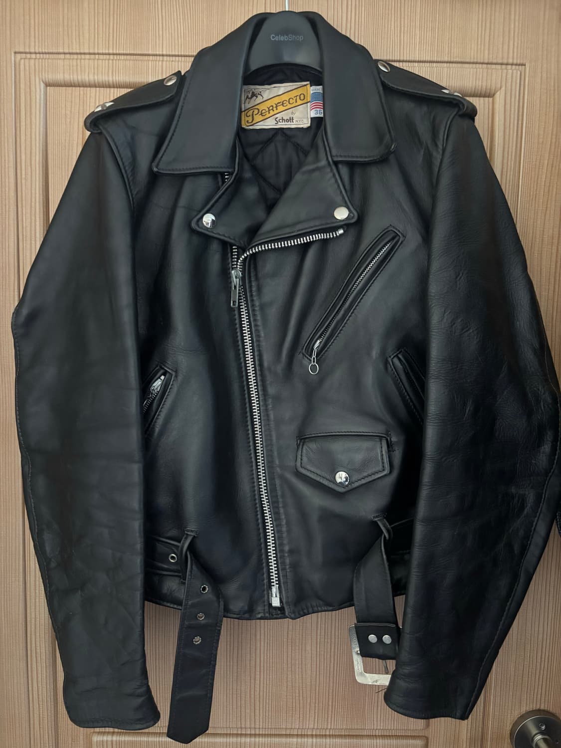 90‘s Schott NYC Perfecto618 USA 쇼트퍼펙토 36 상품이미지1
