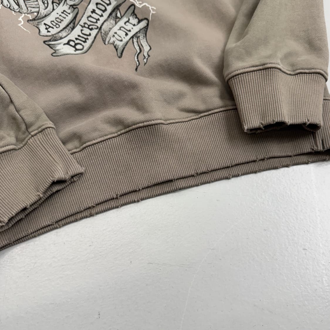 버커루 스컬 해골 메탈리카맛 그런지 맨투맨 상품이미지5