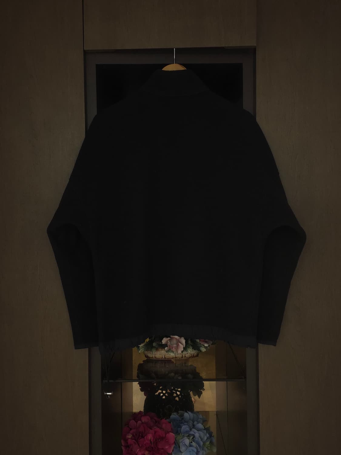 [L] 크롬하츠 홀스슈 반집업 하프집업 후리스 블랙 상품이미지2