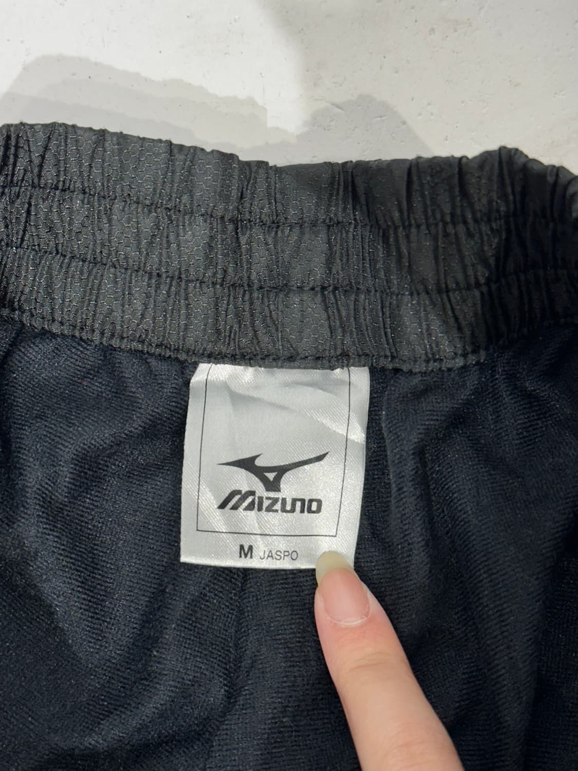 미즈노 블랙 와이드 로고 사이드 트랙 팬츠 M 상품이미지7