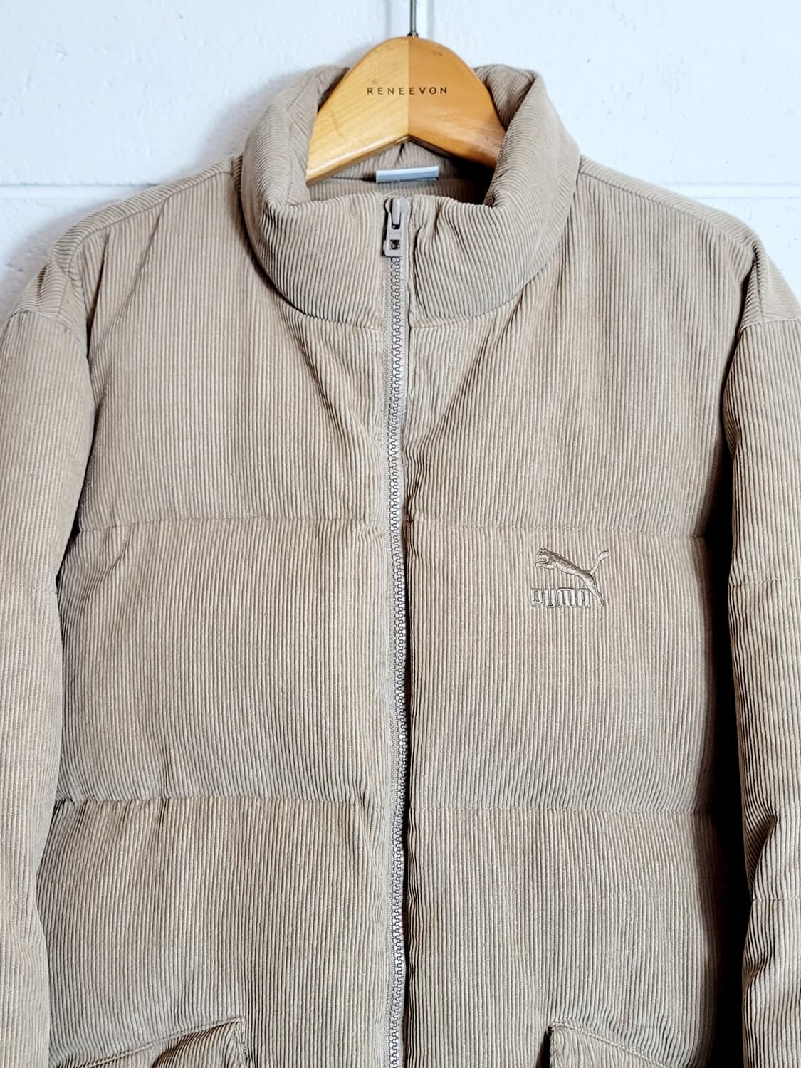 푸마(남여공용) 오버핏 코듀로이 푸퍼 패딩자켓(점퍼) 판매 상품이미지4