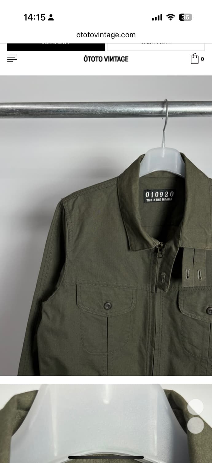 010920 THE NINE HEADS zip-up jacket 상품이미지2