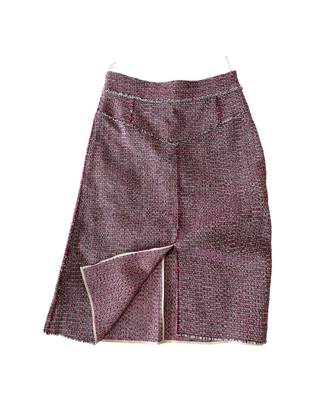 CHLOE pink tweed midi skirt 상품이미지7