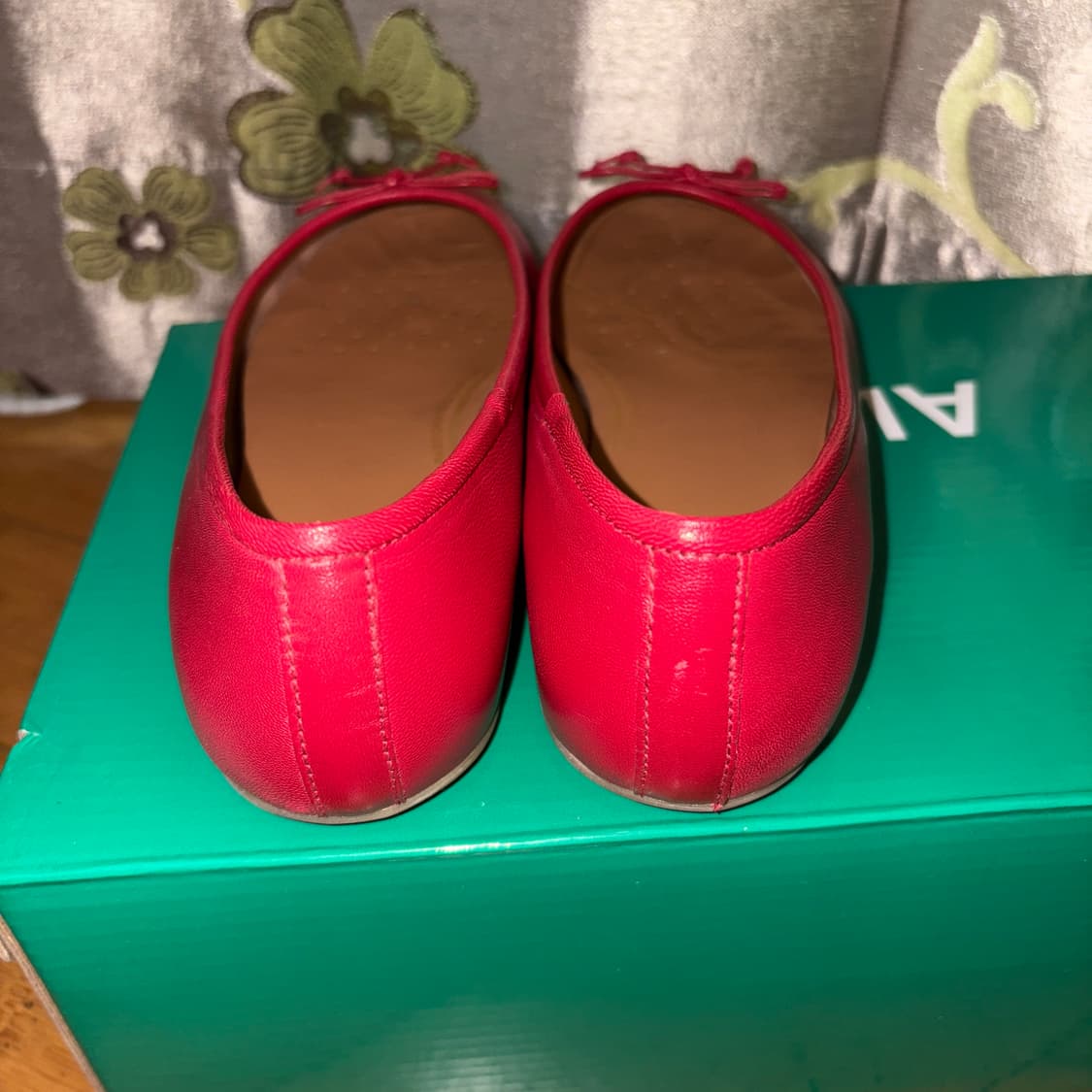 GEOX marry jane red flat shoes 235 상품이미지3
