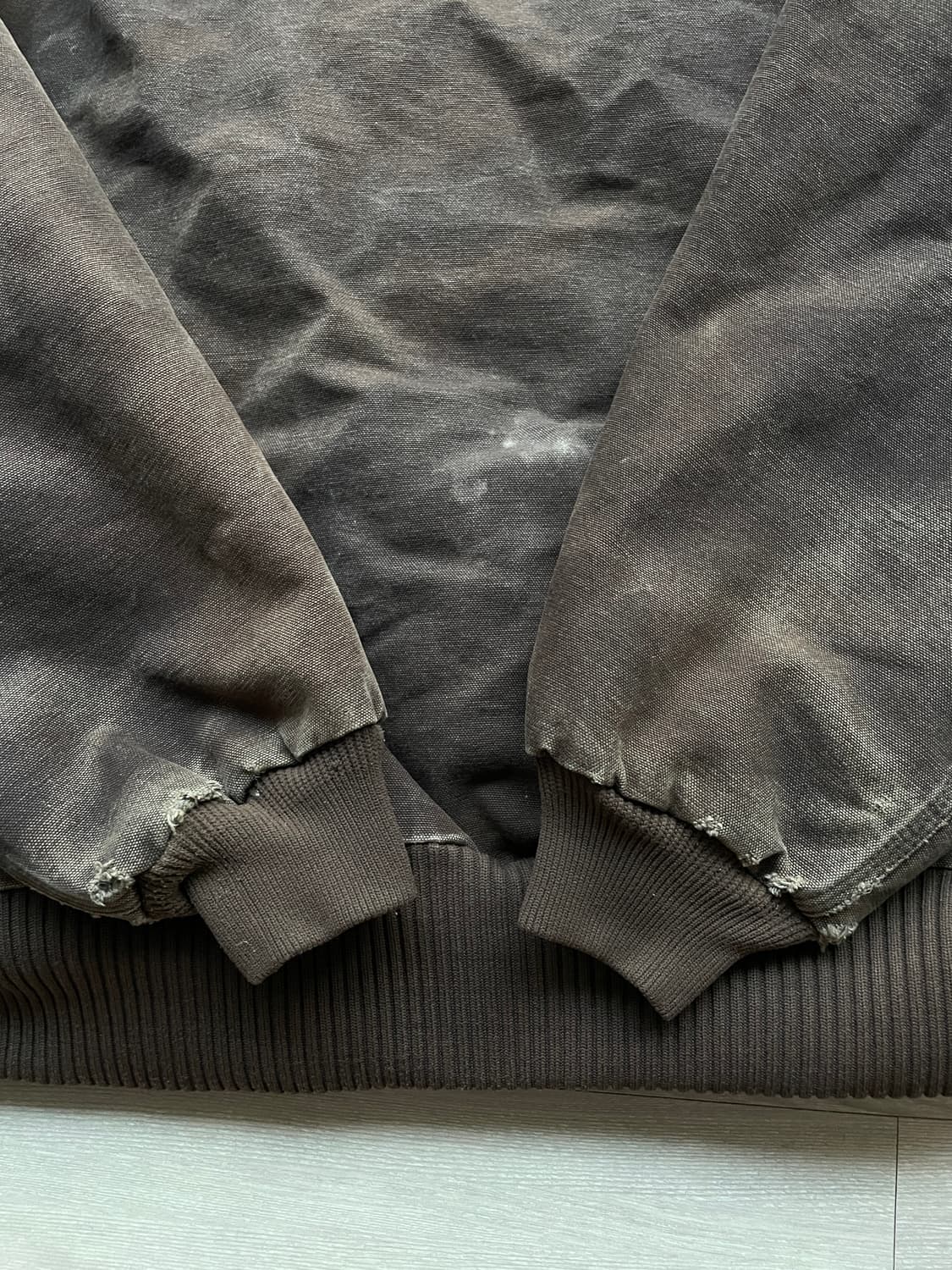 칼하트 j130 DKB 다크 브라운 액티브 자켓 샌드스톤 상품이미지7