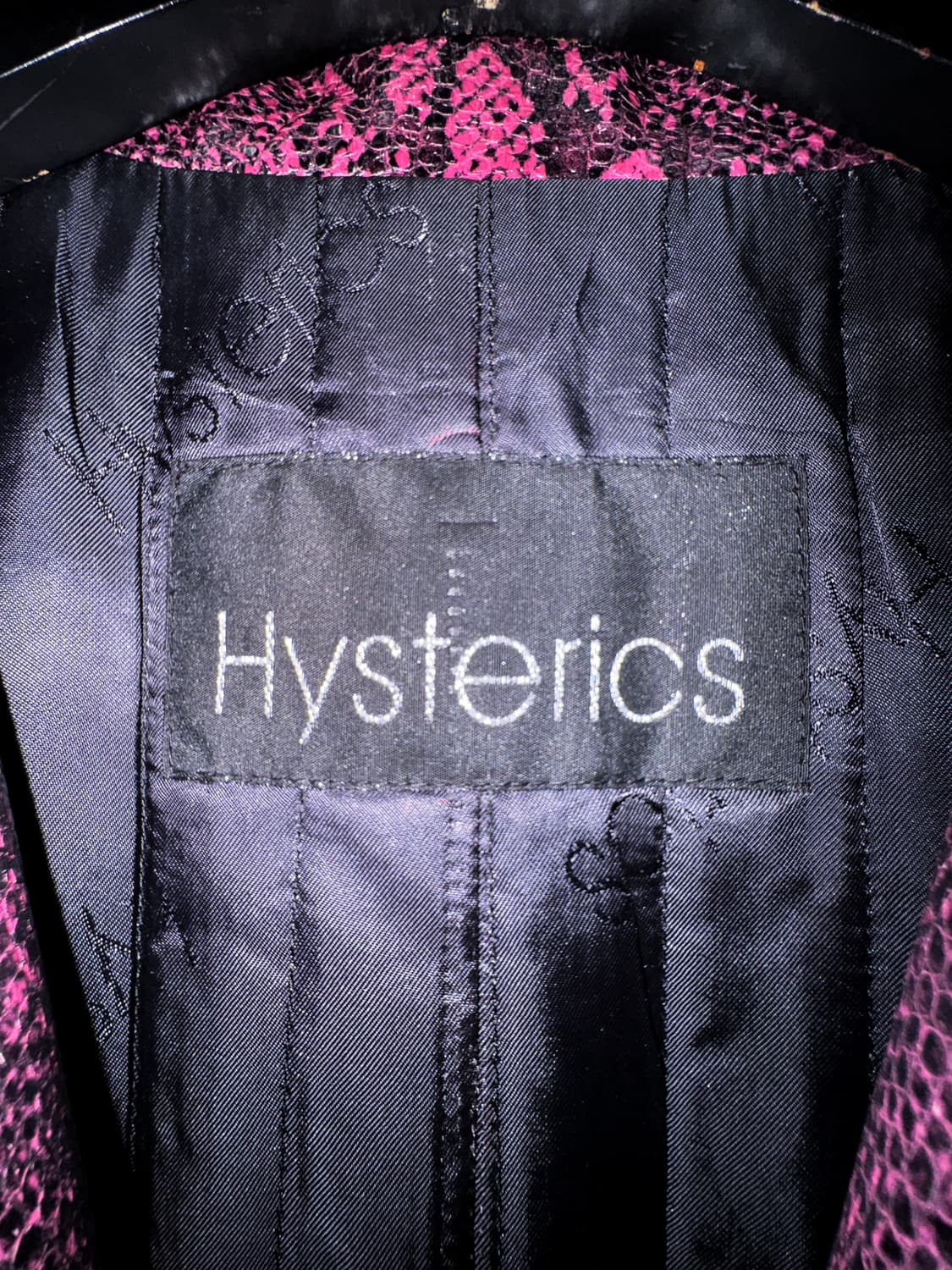 Hysteric Glamour – Python Leather Coat 상품이미지8