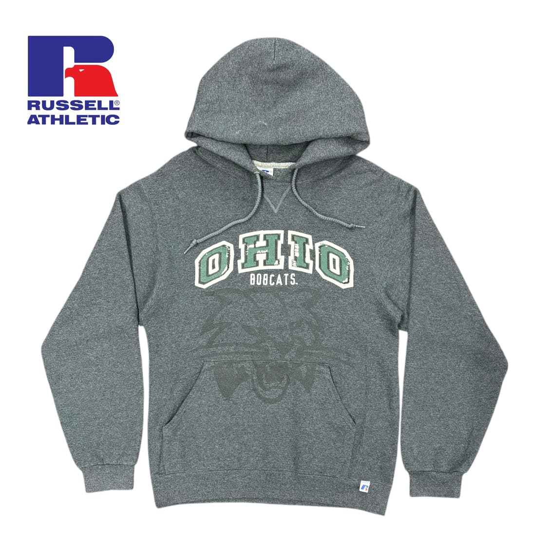 (S) 러셀 빈티지 프린팅 후드티 상품이미지1