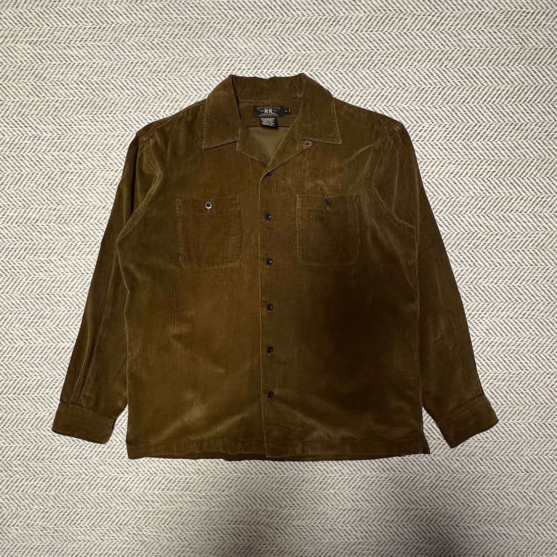 RRL corduroy work shirt dark brown 상품이미지1