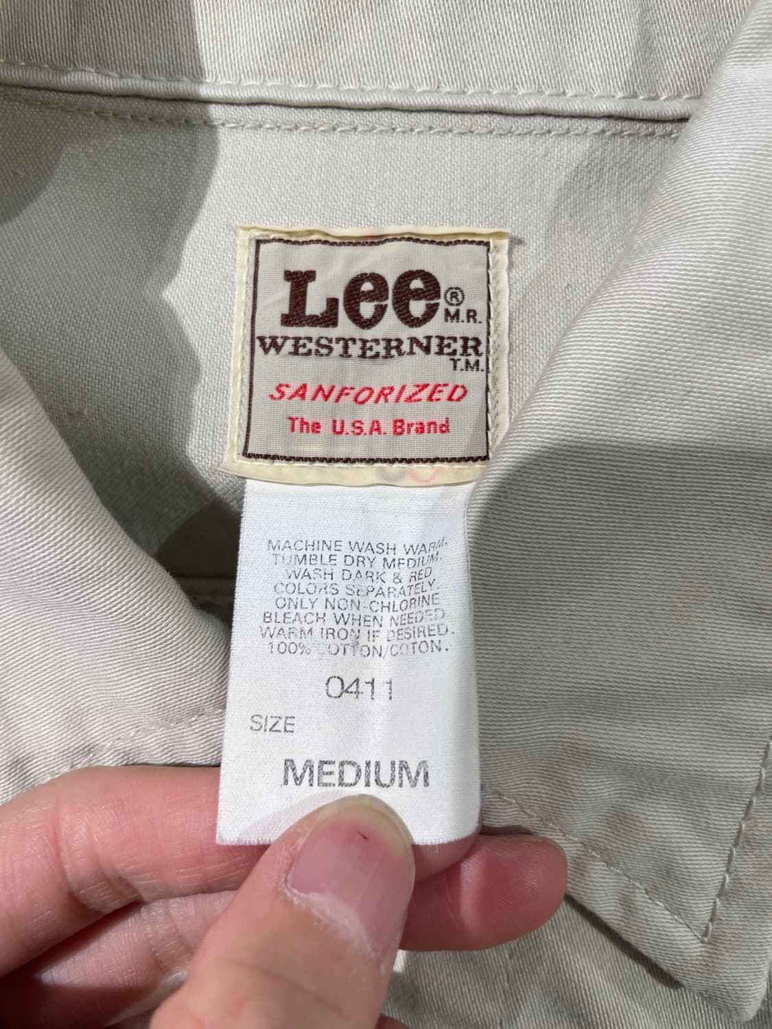 lee 웨스터너 90’s 샌드 트러커 자켓 상품이미지7