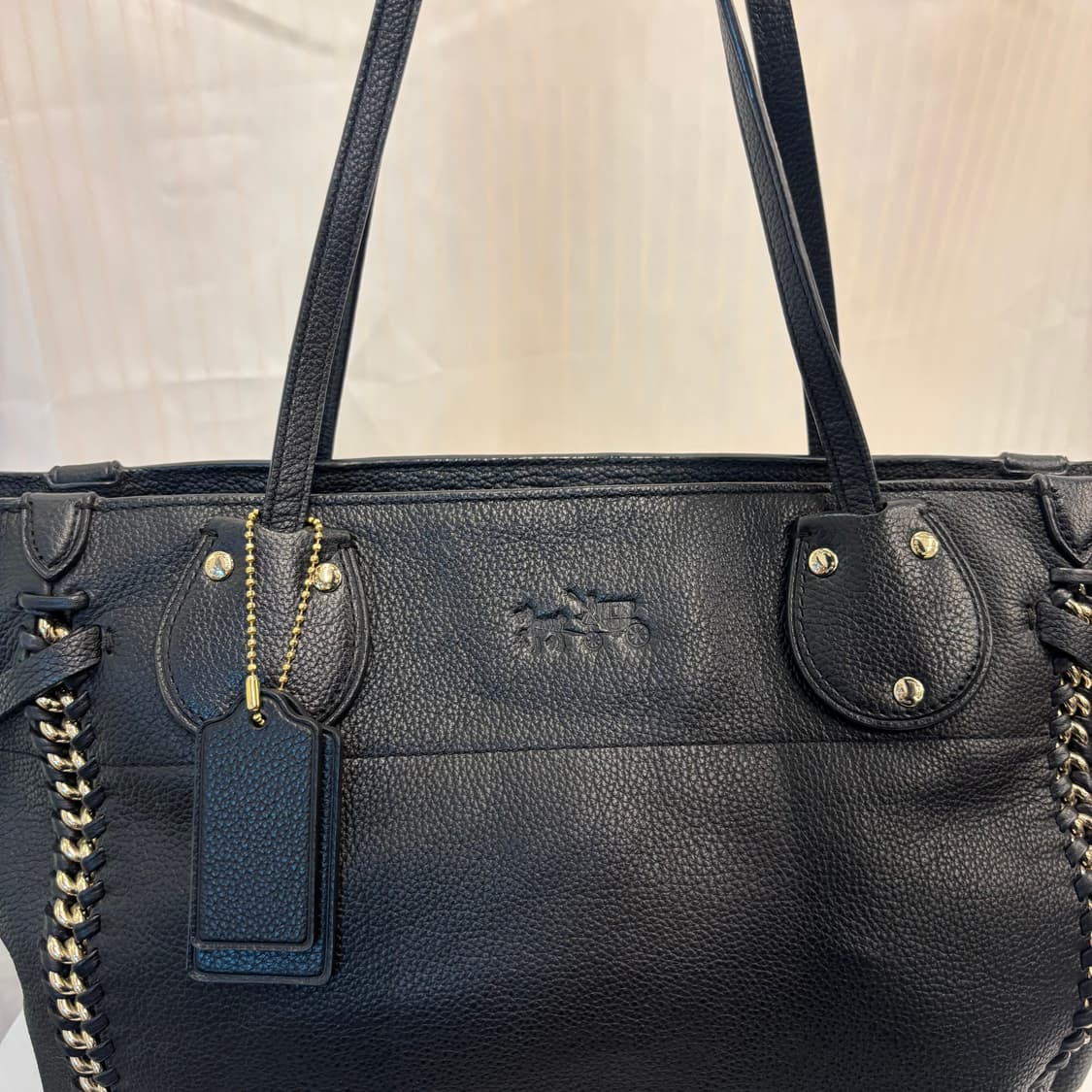 정품 코치 체인 태비 숄더백     상품이미지4