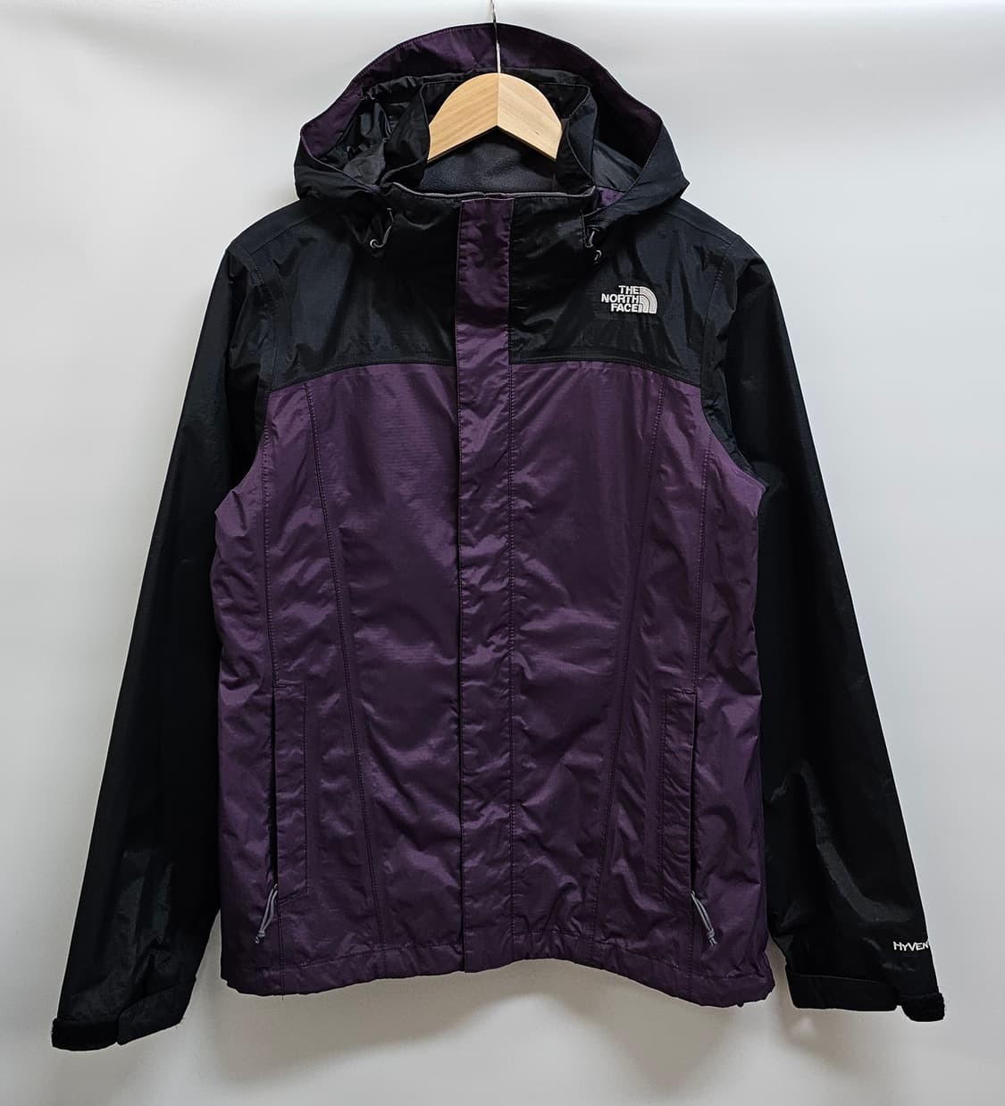 노스페이스 하이벤트 블랙/퍼플 바람막이 자켓 S 국내 M 상품이미지1