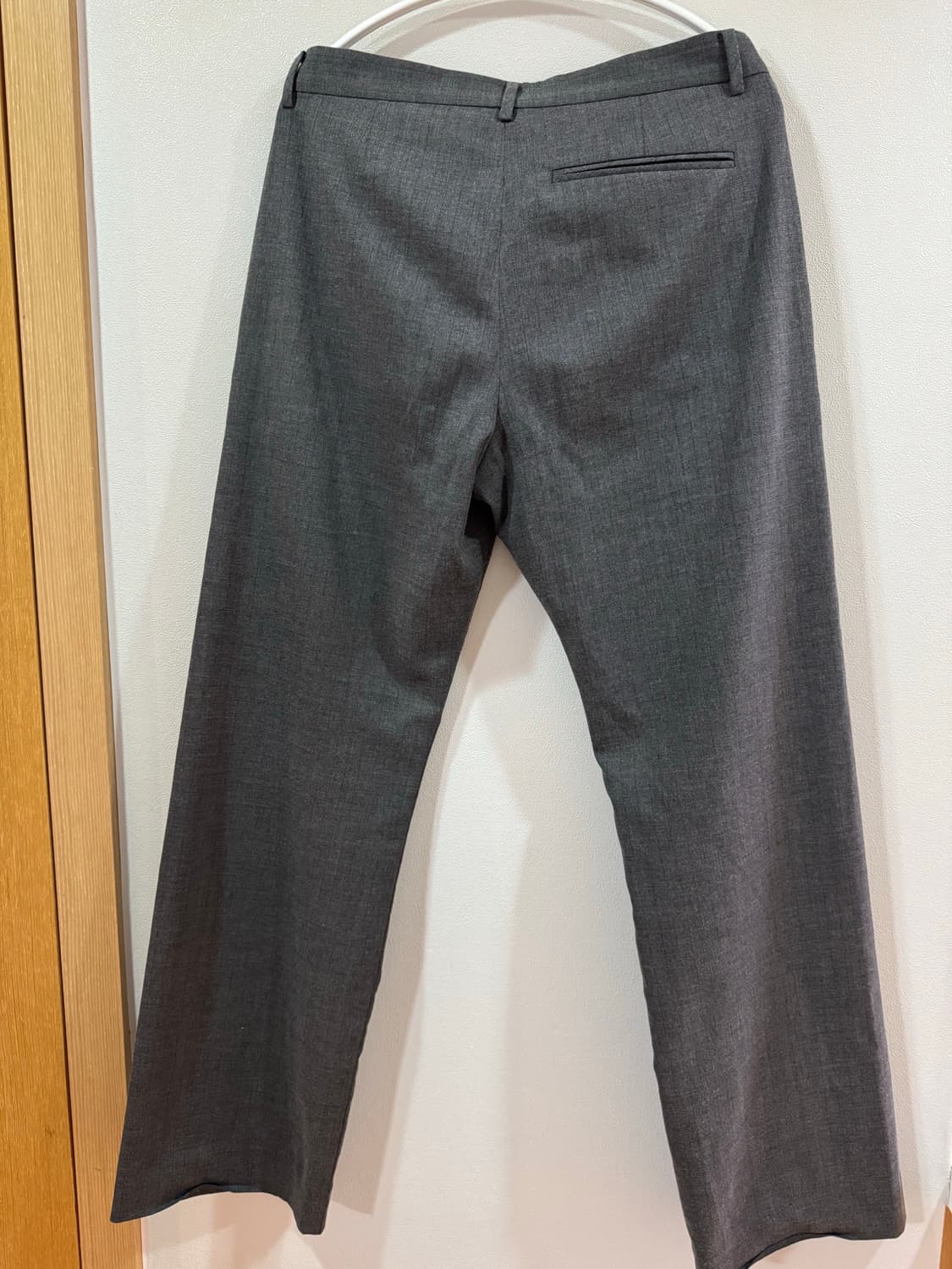 머듈 스트라이프 슬랙스 그레이 2size 상품이미지2