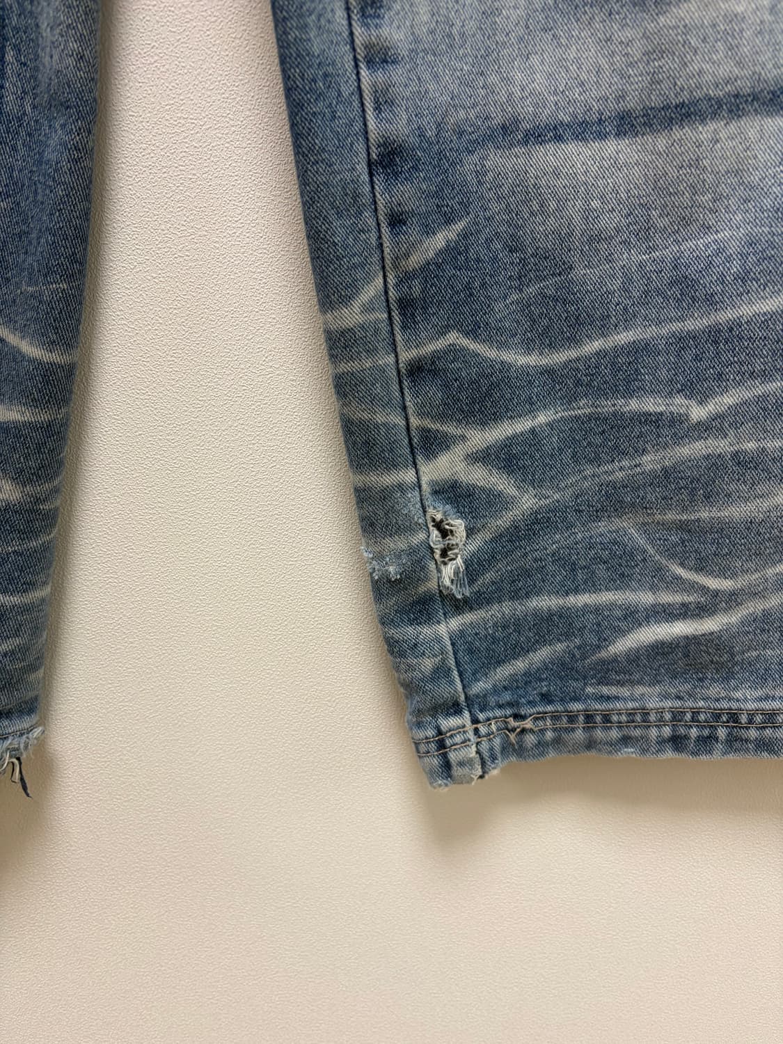 Pelle Pelle 펠레펠레 아카이브 캣워싱 데님 상품이미지5