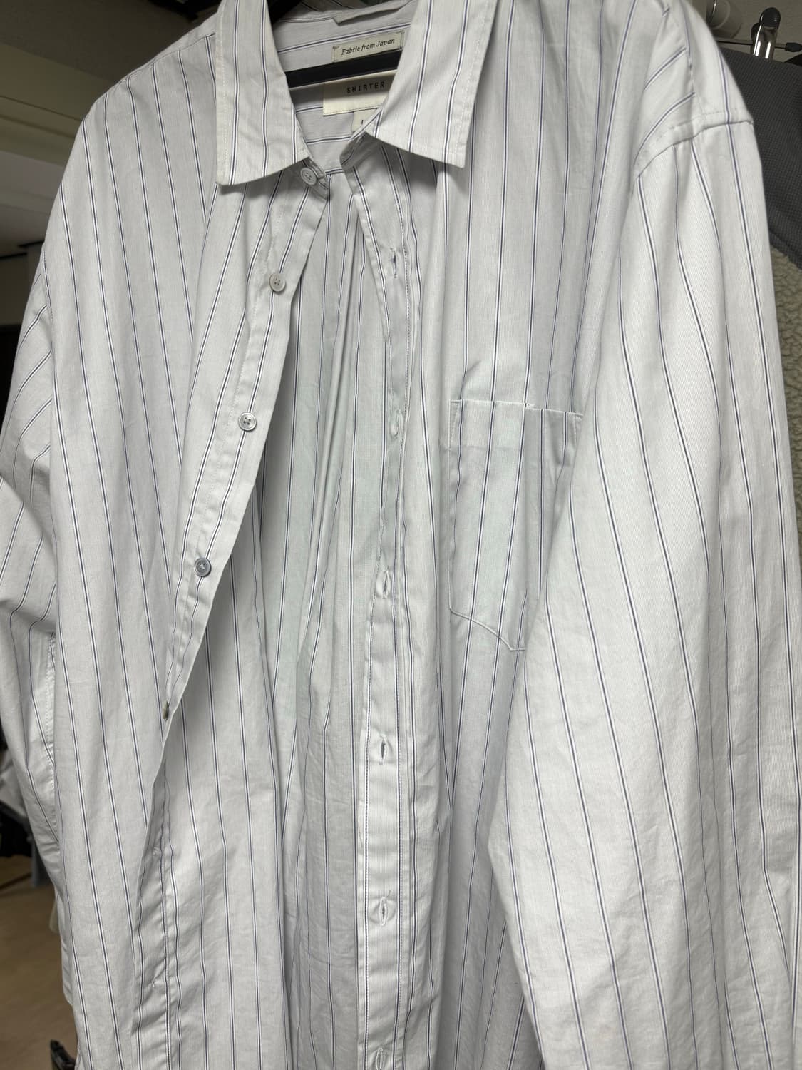 셔터 스트라이프 셔츠 L 스페셜 컬러 상품이미지1