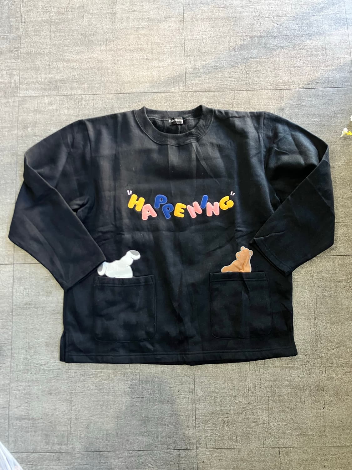 일본빈티지 Rebentotes 올드스쿨아메카지 투포켓 스웻셔츠맨투맨 상품이미지1