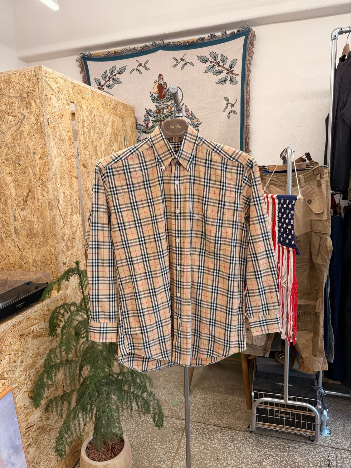 버버리 체크 셔츠 상품이미지1