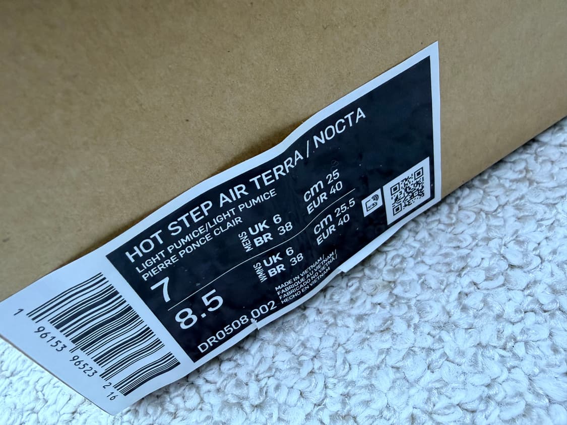 나이키 x 녹타 드레이크 핫스텝 퍼미스 250 새상품 상품이미지3