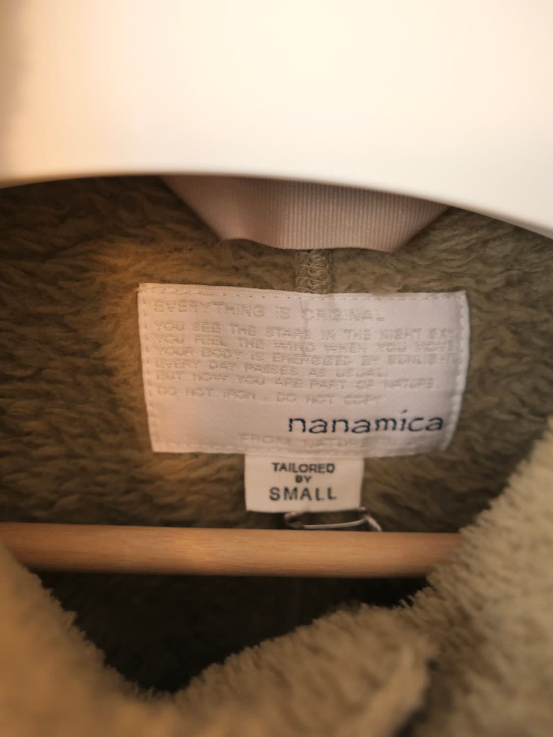 나나미카 플리스 해링턴 자켓 상품이미지4