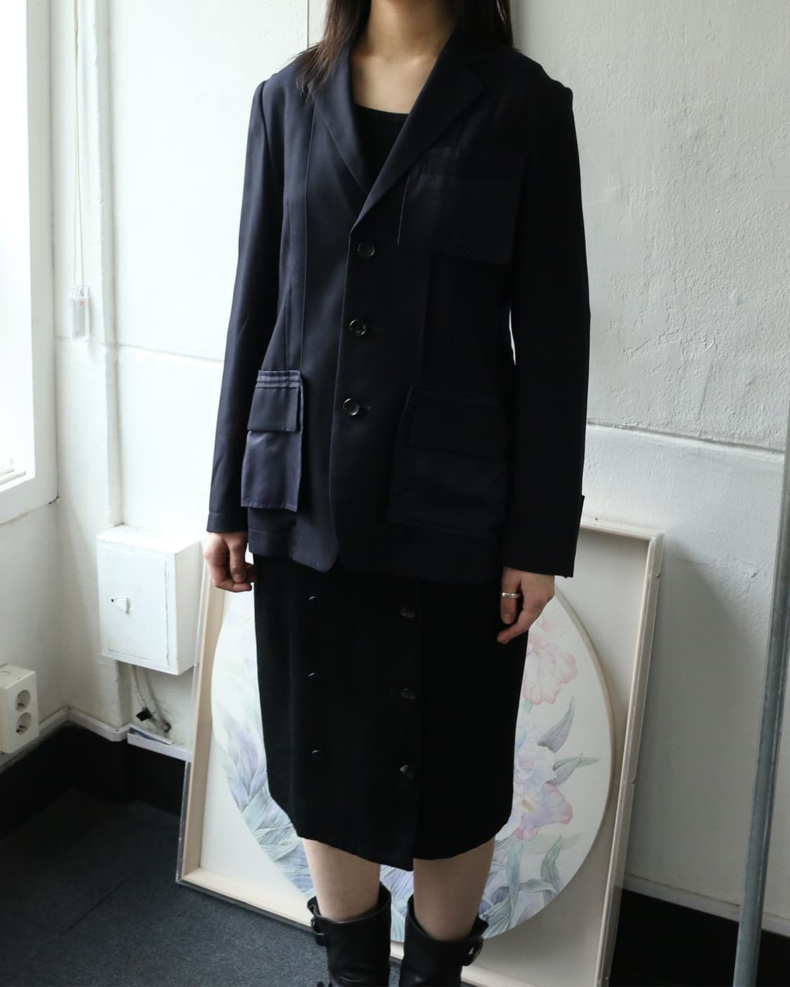 꼼데가르송 트리콧 블레이저 자켓 상품이미지2