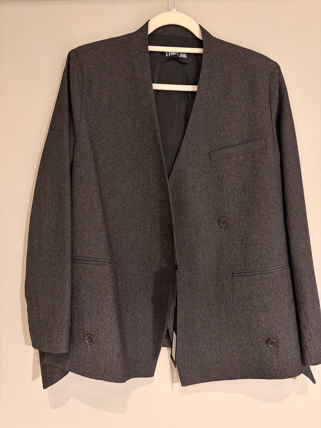 더일마 노카라울자켓 스몰 새제품 판매합니다. (정가449,000원) 상품이미지1