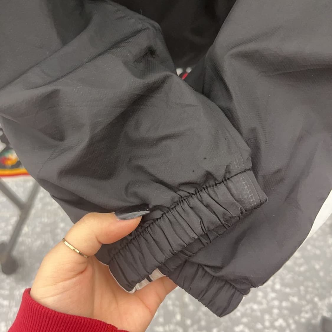 아디다스 올드스쿨 레트로 크로스 배색 바람막이 자켓 100 C07399 상품이미지5