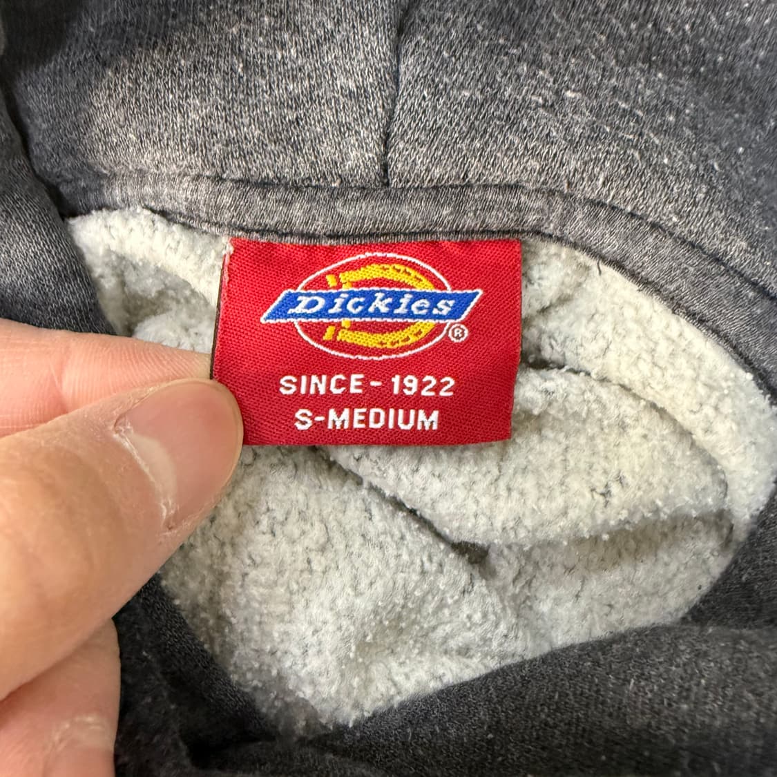 [S-M] 디키즈 기모 그레이 후드티 0102T1 상품이미지3