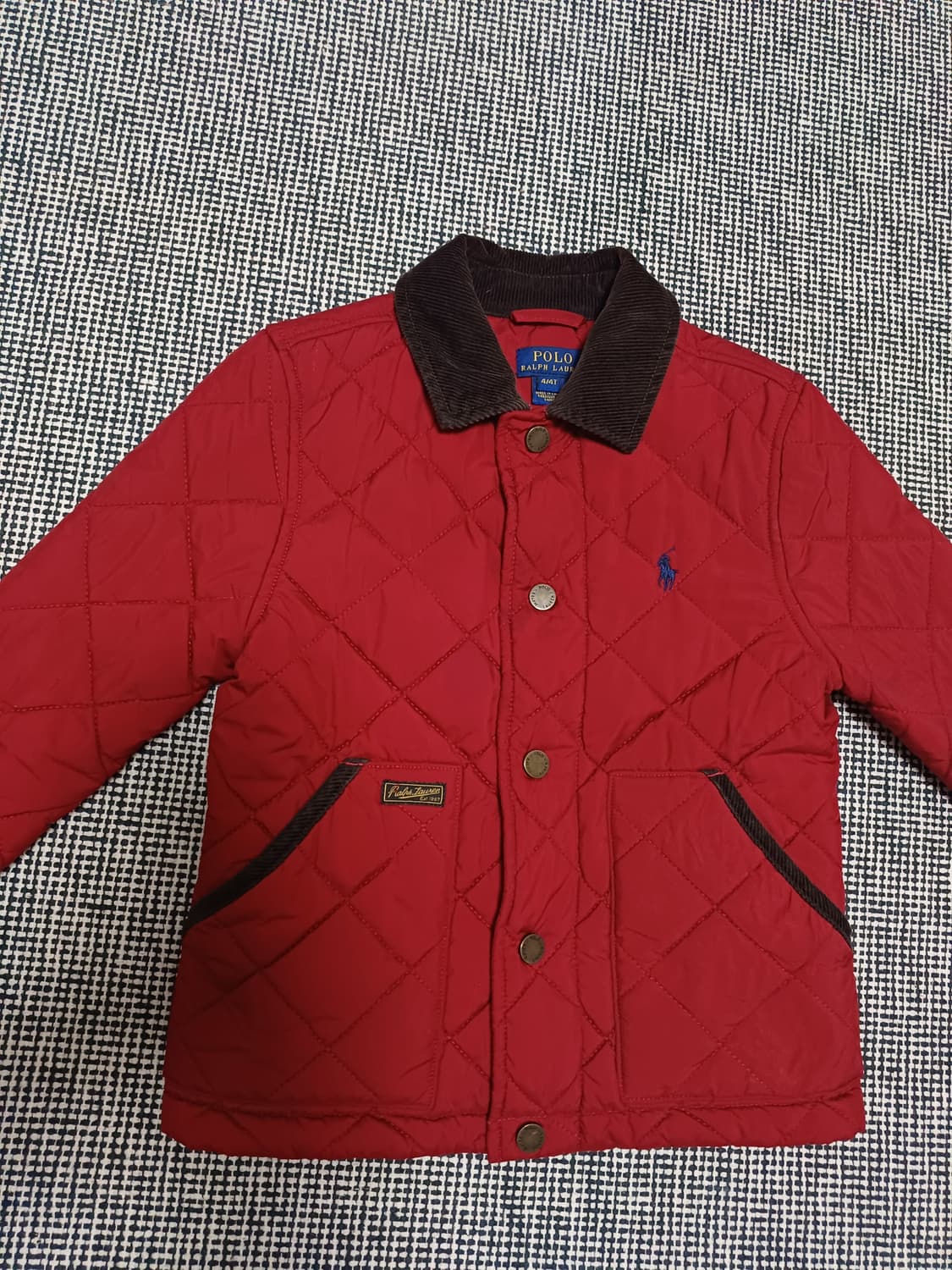 폴로 랄프로렌 키즈 퀼팅 자켓 (4/4T) 상품이미지1