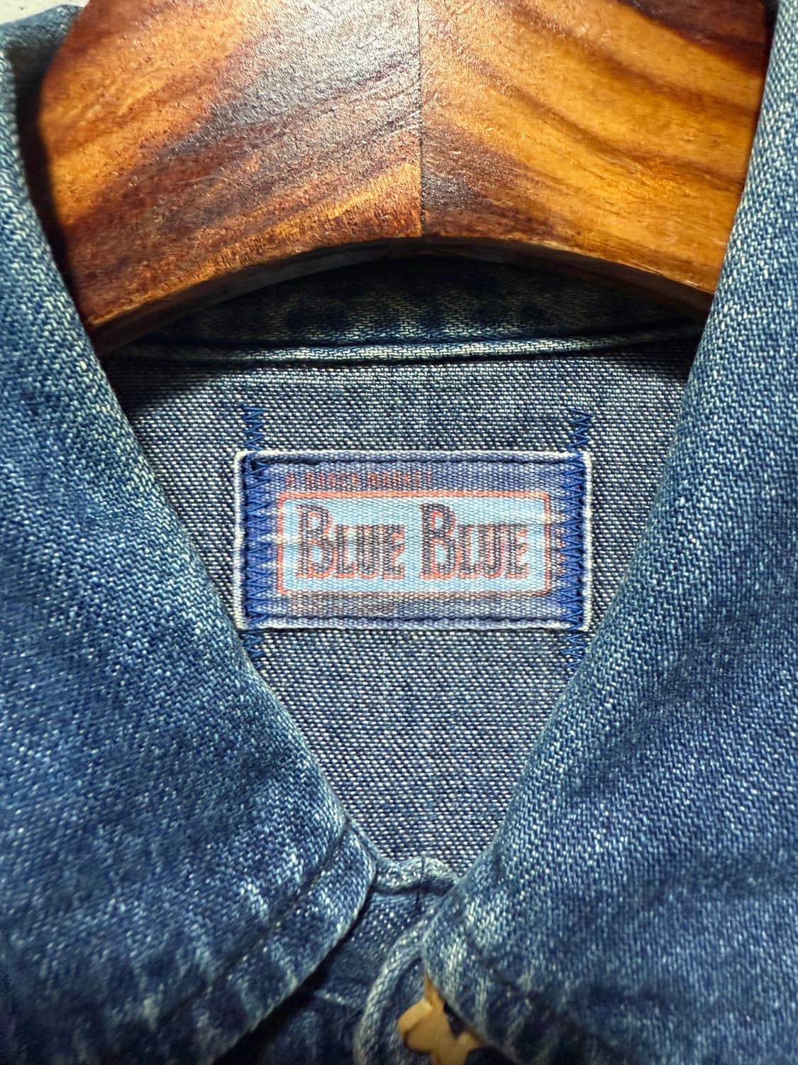 블루블루재팬 BlueBlue Japan 데님 웨스턴 셔츠 상품이미지3