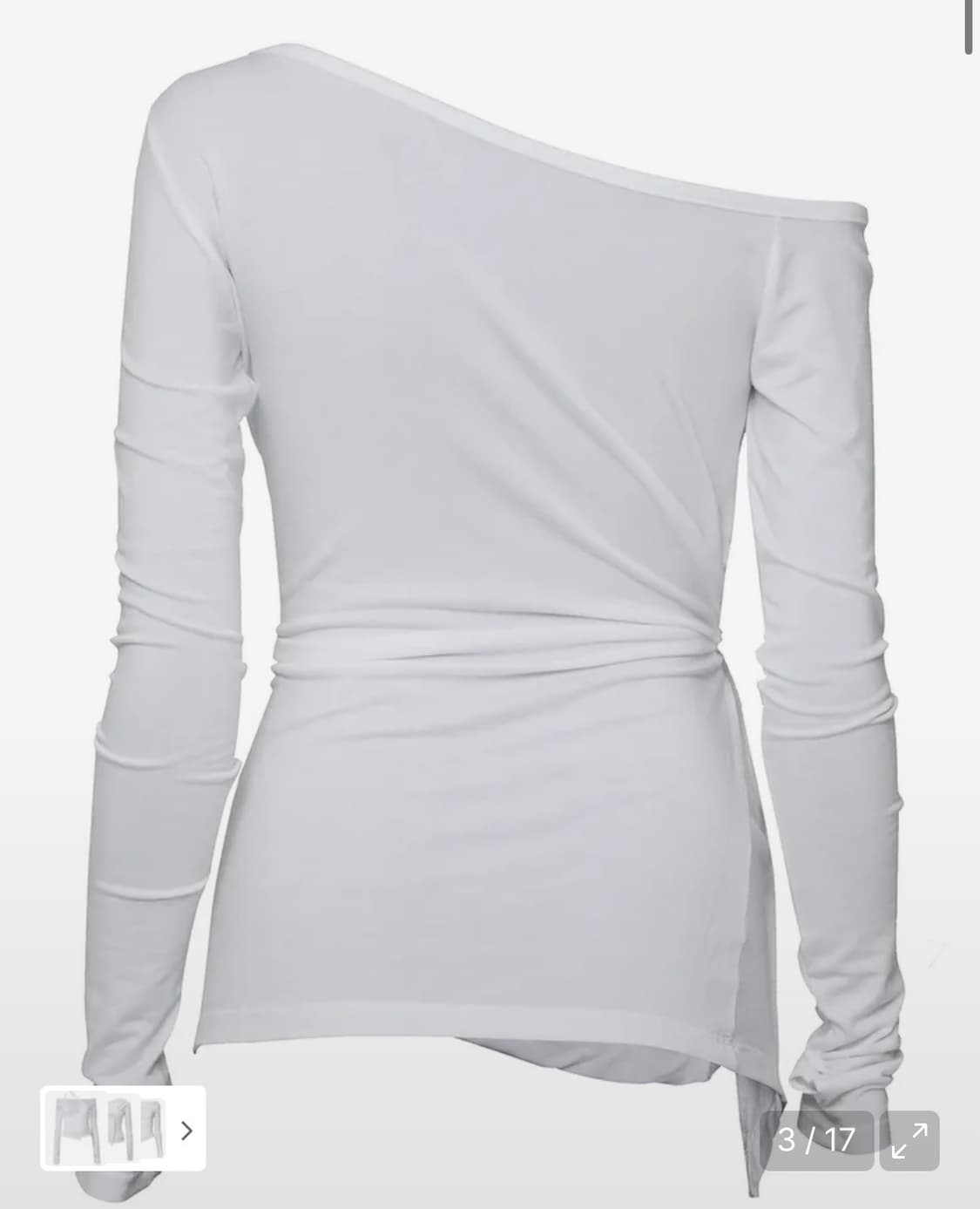 플레어업Twisted One-Shoulder Long sleeve 상품이미지3