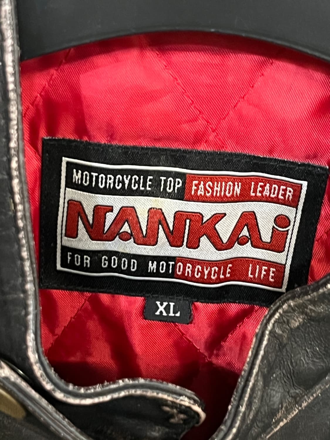 빈티지 디스트레스드 싱글 라이더 레더 자켓 상품이미지8