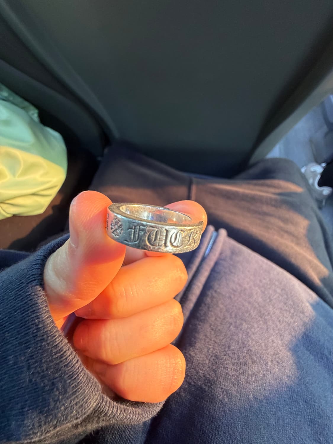 US6.5 백화점판 정품 크롬하트 퍽유링 6mm 상품이미지1