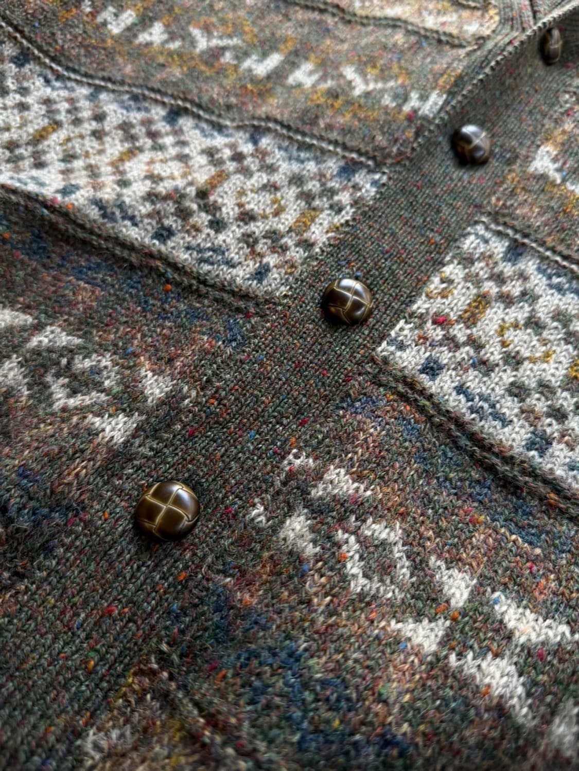 기브스앤호크스 페어아일 숄칼라 가디건 100 상품이미지9