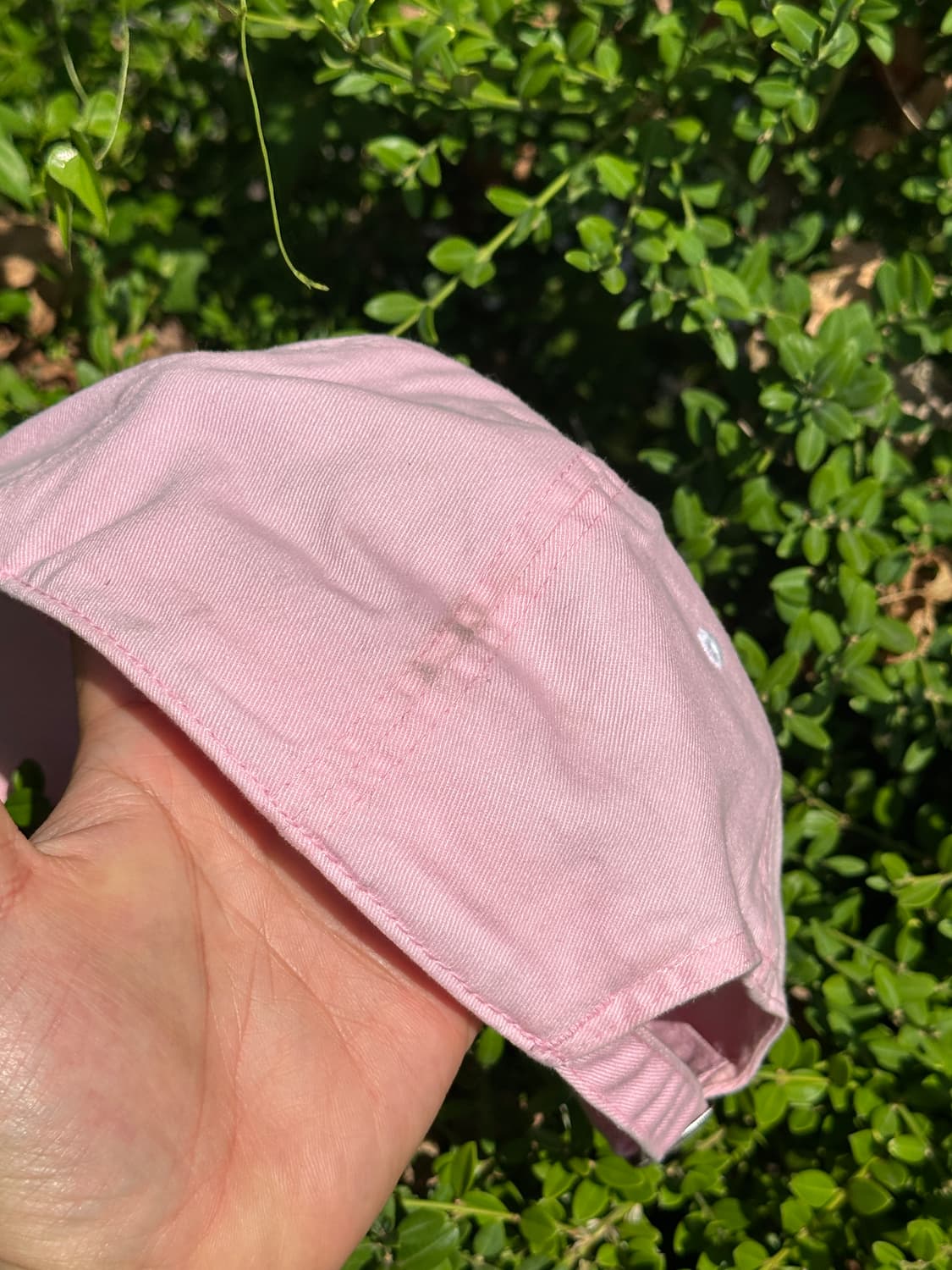 [F] 빈티지 핑크 볼캡 모자 상품이미지4
