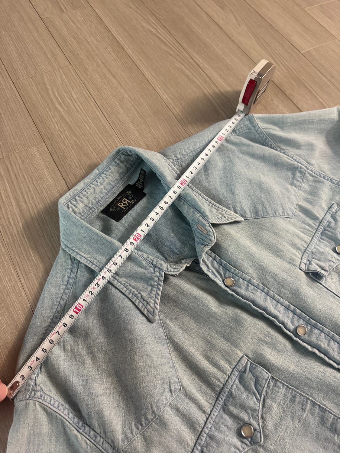 rrl 더블알엘 샴브레이 웨스턴 xl 상품이미지3