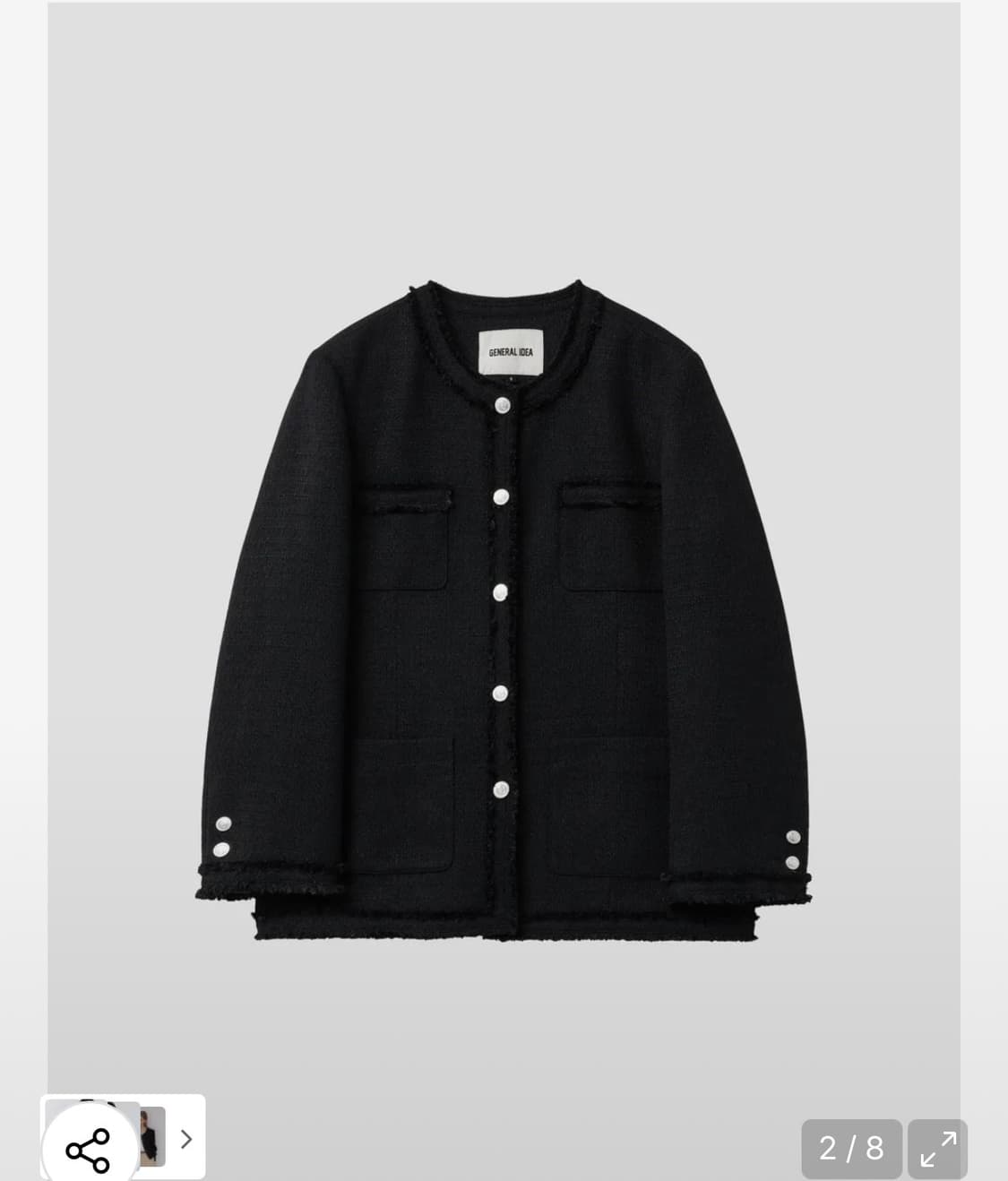 제너럴아이디어 트위드자켓 상품이미지2
