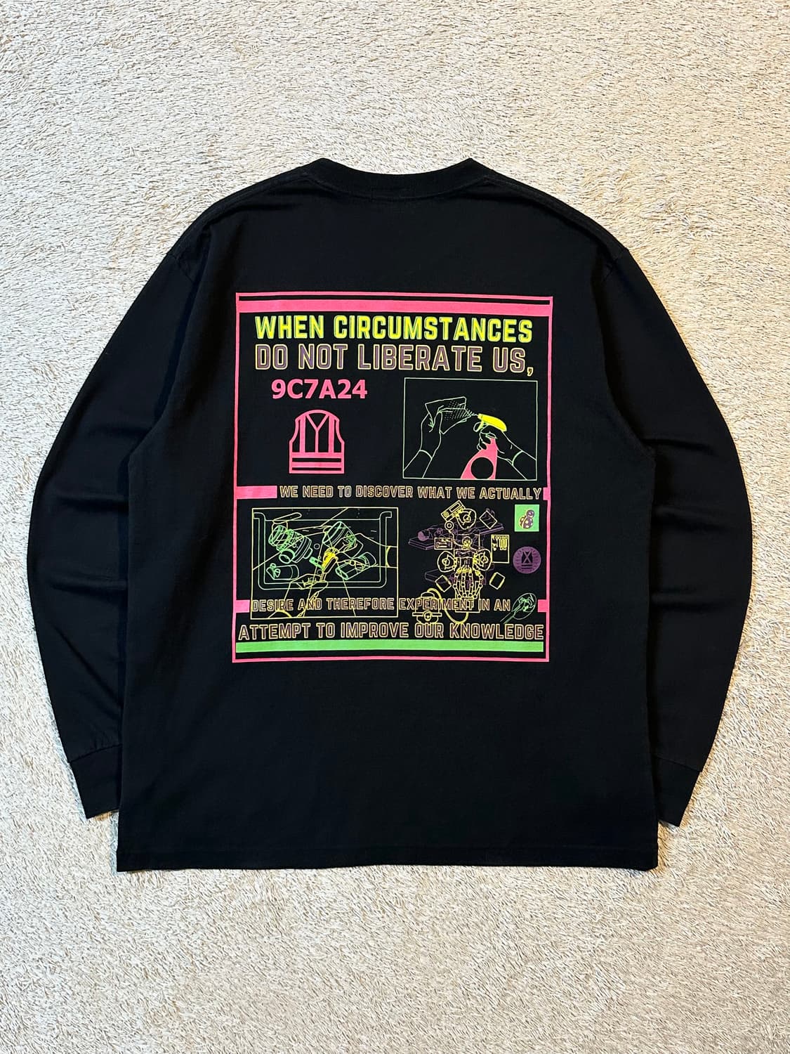 카브엠트 Cav Empt Circumstances 롱슬리브 긴팔 블랙 상품이미지3