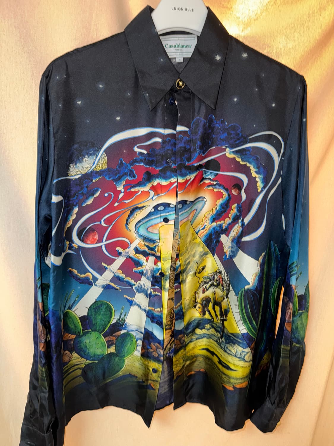 Casablanca 카사블랑카 실크 셔츠 M 상품이미지1